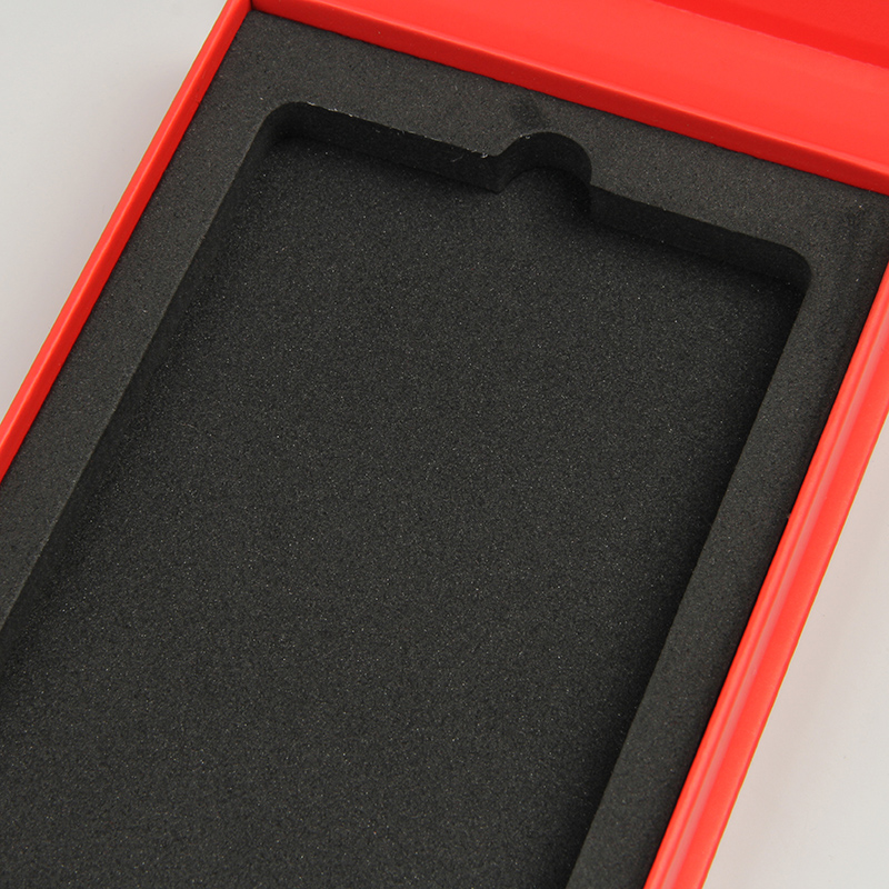 Boîte d'emballage de cas de téléphone électronique magnétique en forme de livre de conception personnalisée