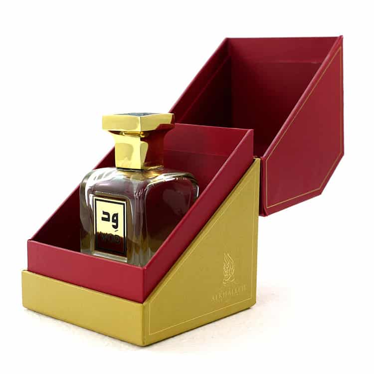 Boîte-cadeau faite sur commande d'emballage de bouteille de parfum de papier de carton de paquet cosmétique de papier fait sur commande