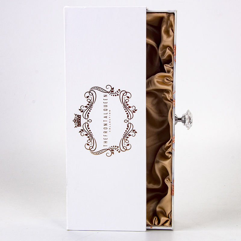 La perruque faite sur commande de modèle de marbre d'or de Rose de logo enferme dans une boîte l'emballage fait sur commande de logo de boîte de cheveux