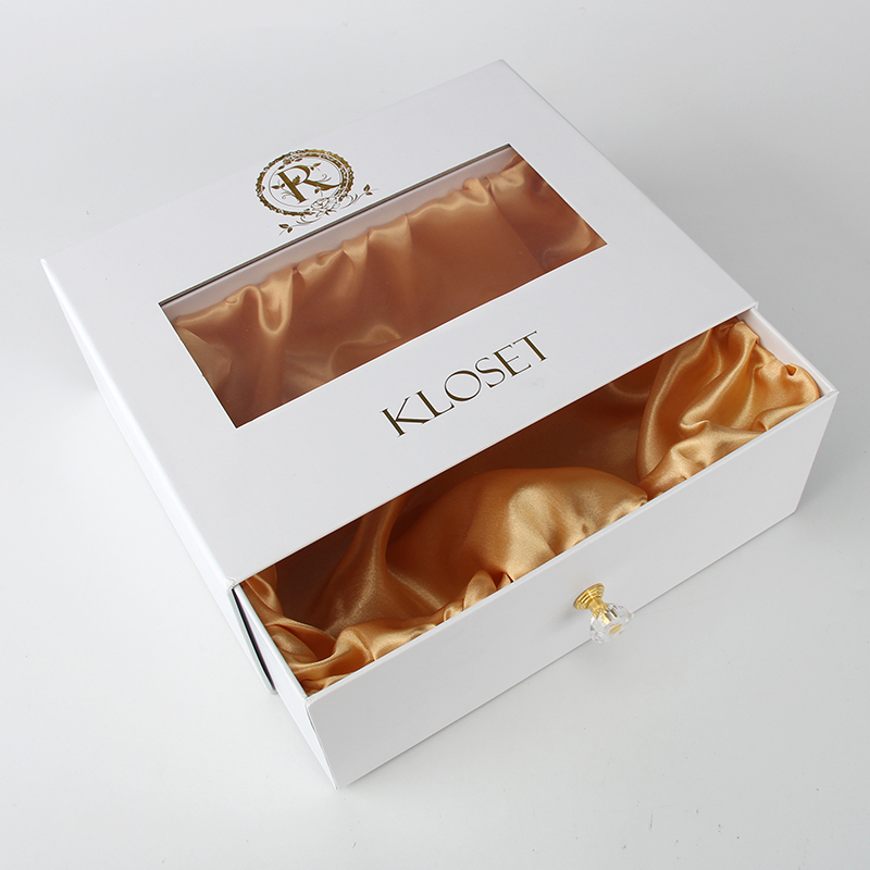 Boîtes-cadeaux d'emballage d'extensions de cheveux de luxe avec logo personnalisé