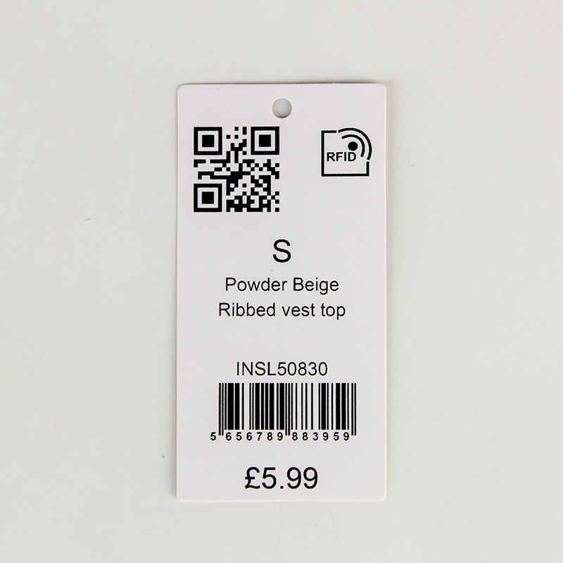 Étiquettes RFID de vêtements professionnels de supermarché pour la gestion des coûts