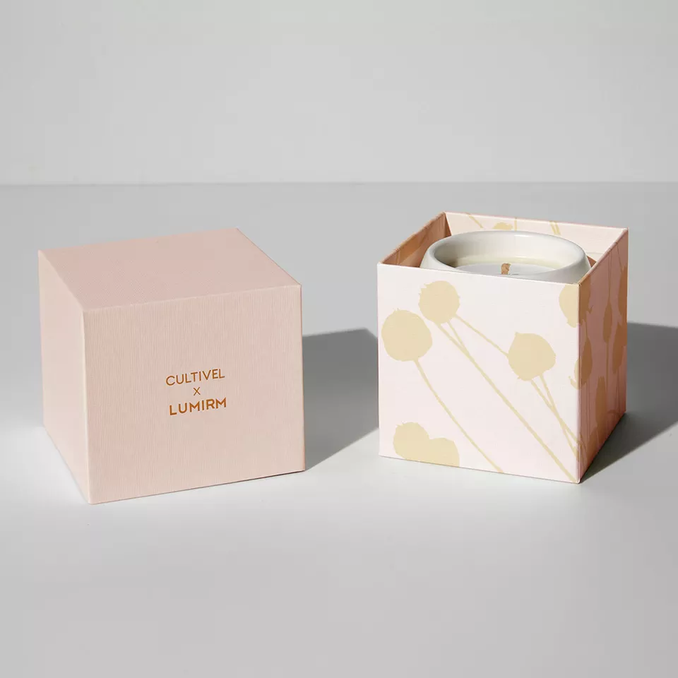 Ensemble de carton de bougie de luxe Boîte d'emballage cadeau Boîtes d'emballage de bougie 