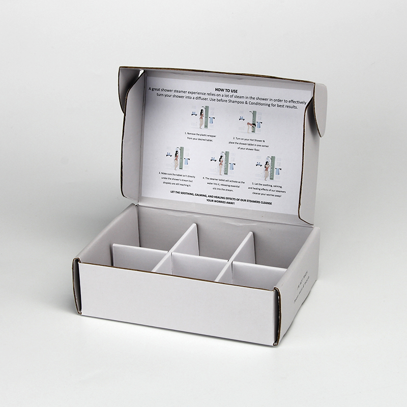 Boîte d'emballage en papier de parfum d'impression de Logo personnalisé boîte d'expédition en carton ondulé d'expédition noire 