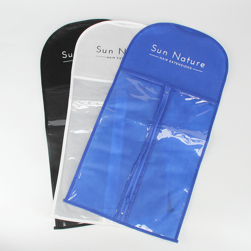 Sacs d'emballage d'impression personnalisés pour les produits capillaires Sac de stockage de perruque de sac de cheveux