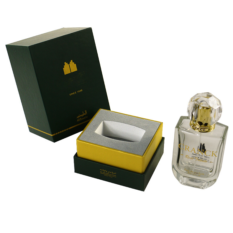 Logo personnalisé luxe papier boîte parfum carton Cube épaule cadeau emballage boîte bougie parfum boîte