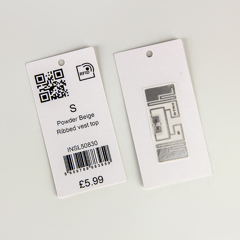 Autocollants RFID UHF pour vêtements avec impression à date variable